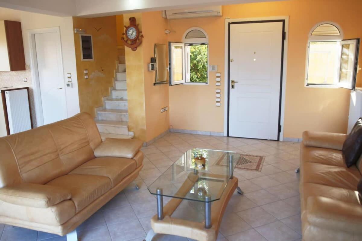 Schinias Bright Spacious Maisonette-Panoramic View Maratón Exterior foto